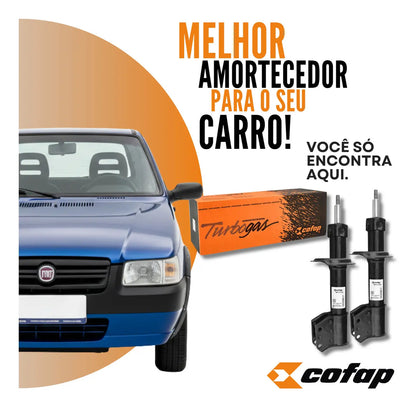Par Amortecedor Dianteiro Uno Economy 1.0 2009 A 2013 Cofap