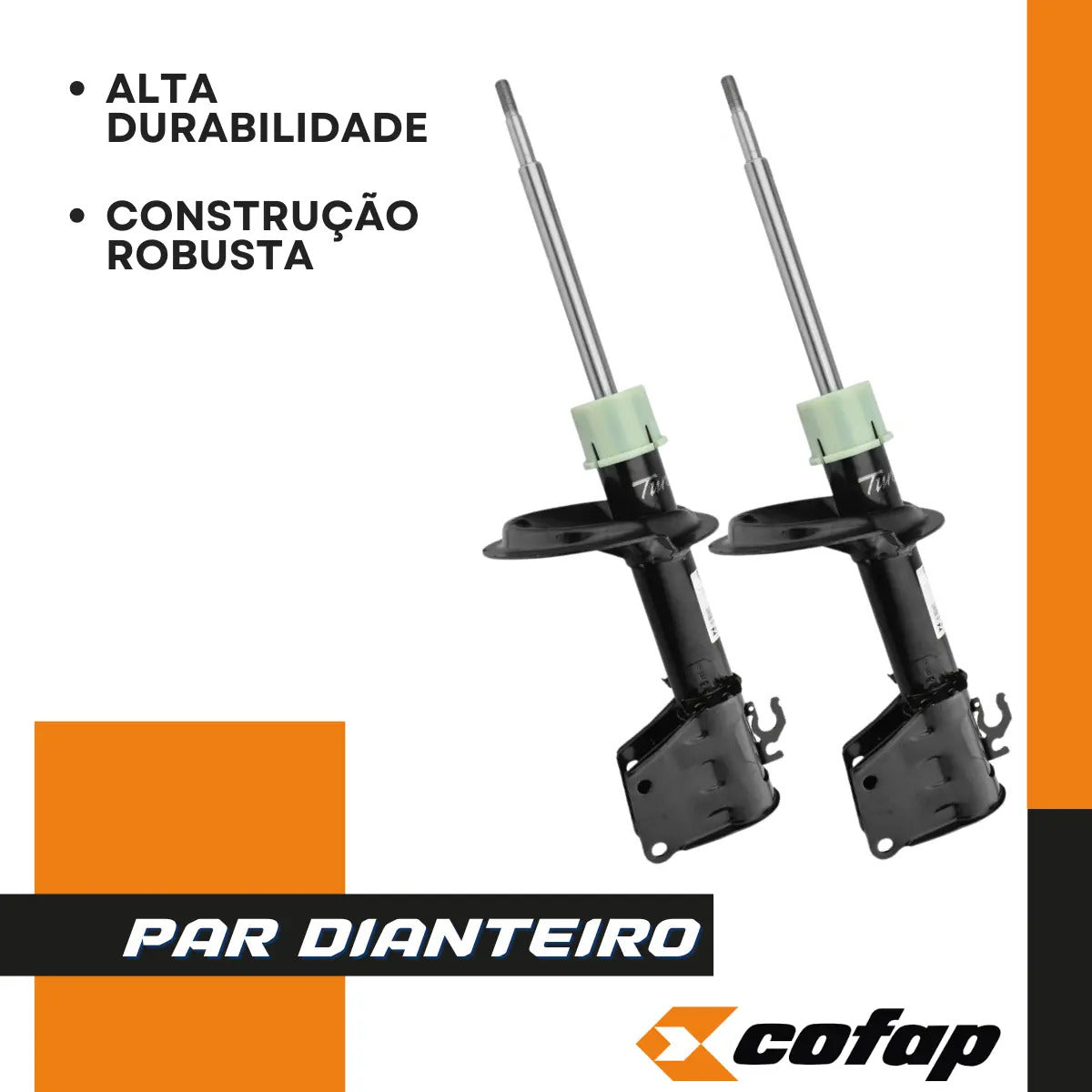 Par Amortecedor Dianteiro Strada 99 Até 2001 Original Cofap