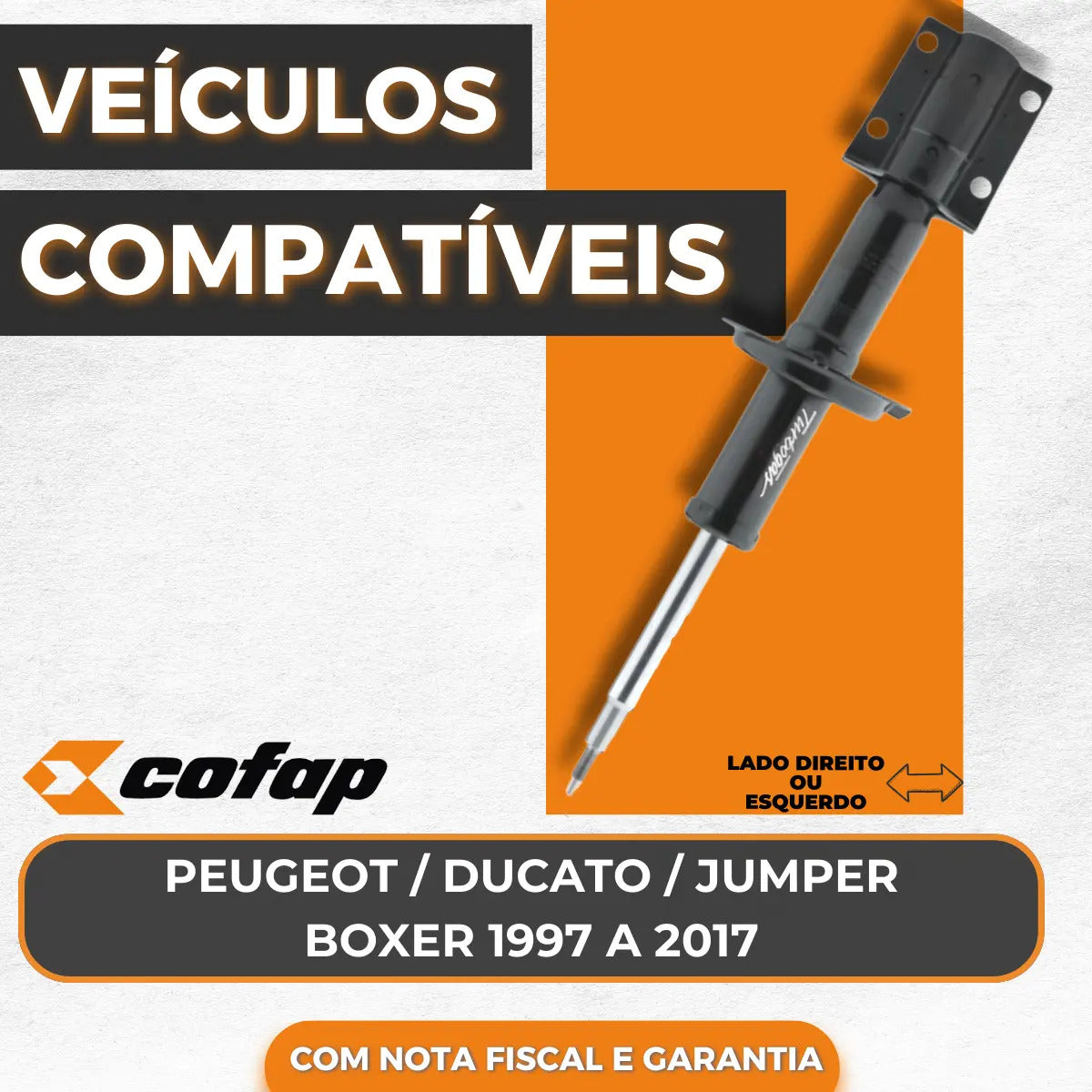 Amortecedor Dianteiro Jumper 1997 A 2017 Cofap - Gp52948m