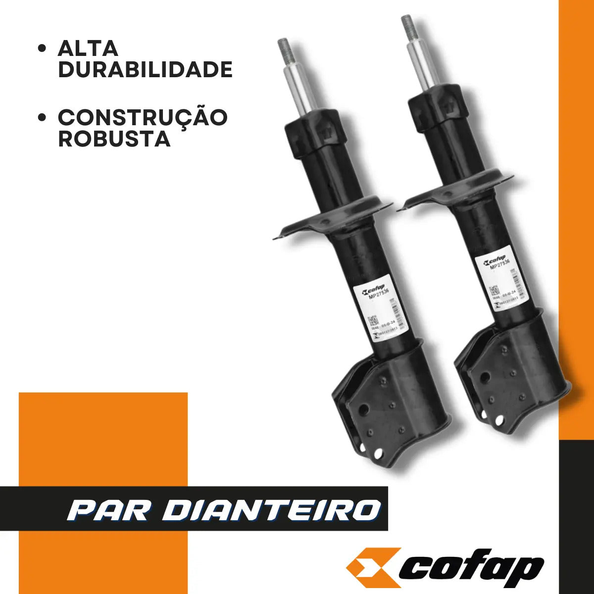 Par Amortecedor Dianteiro Uno 2003 2004 2005 2006 2007 Cofap