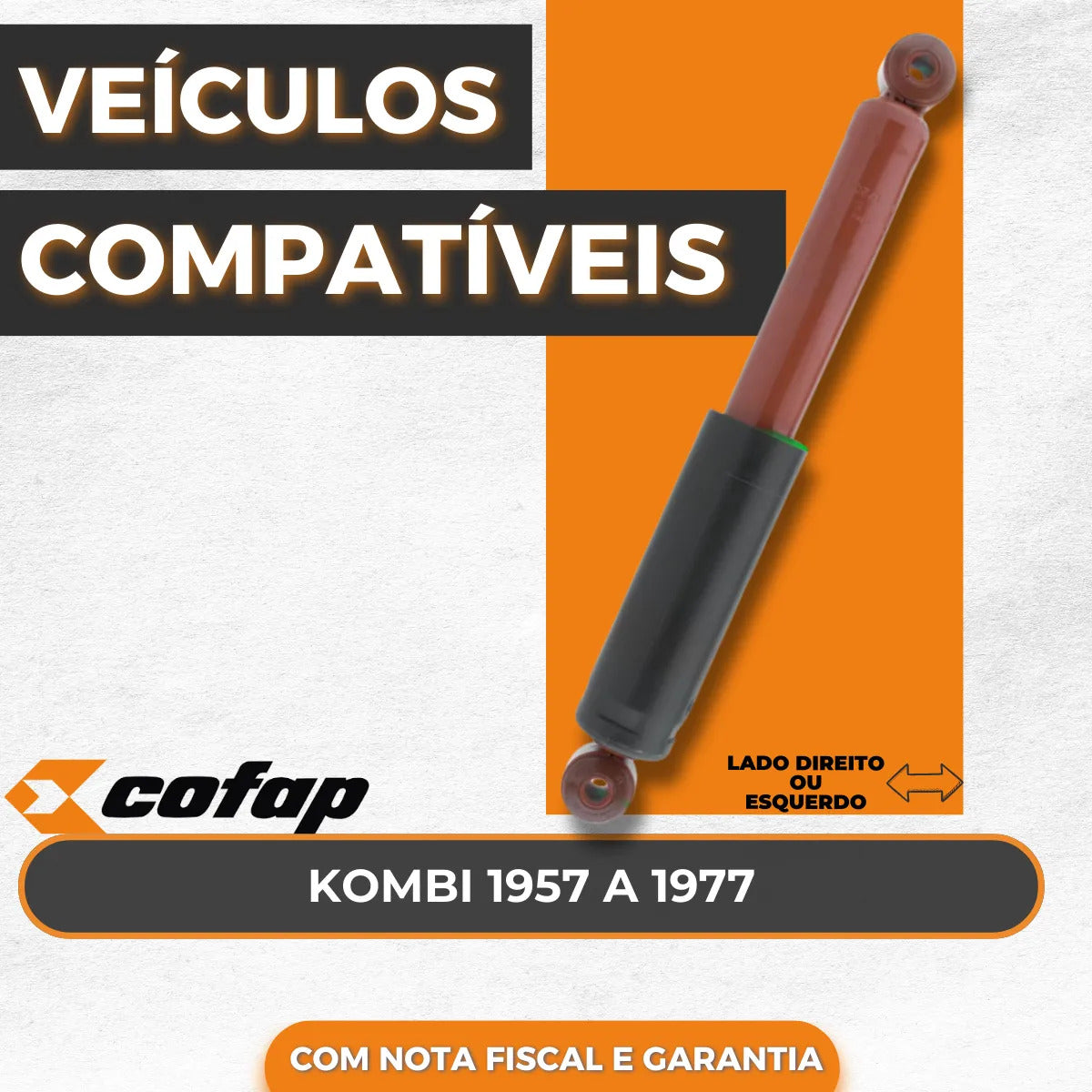 Amortecedor Traseiro Cofap Sb27449 Vw Kombi 1957 A 1977