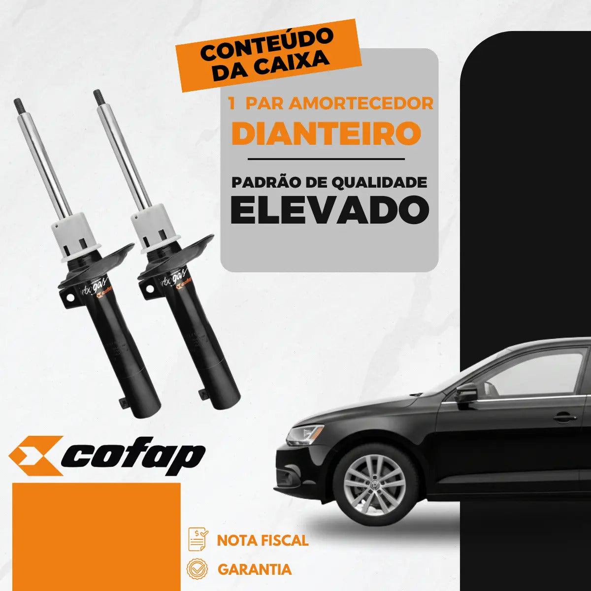 Par Amortecedor Dianteiro Jetta 1.4 Tsi 2018 2019 2020 Cofap