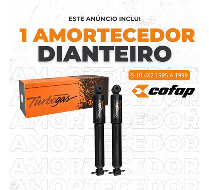 Par Amortecedor Dianteiro Original Cofap S-10 4x2 95 A 1999