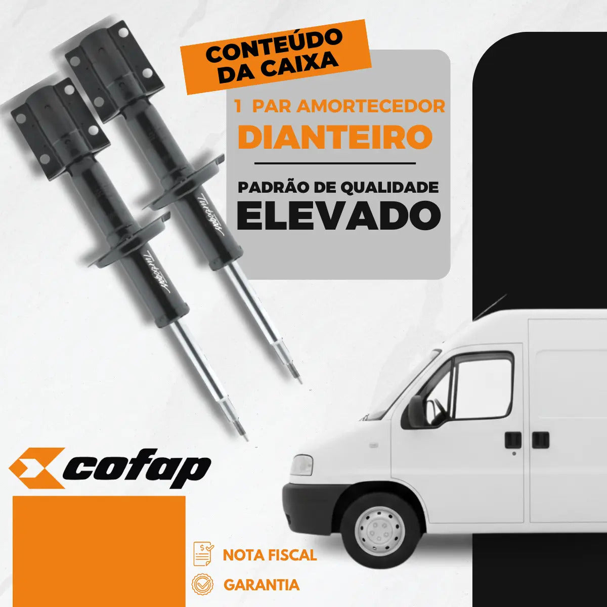 Par Amortecedor Dianteiro Boxer 1997 A 2017 Cofap - Gp52948m