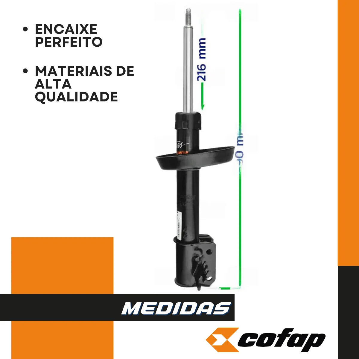 Amortecedor Direito Dianteiro Gm Vectra 1996 A 2005 Cofap