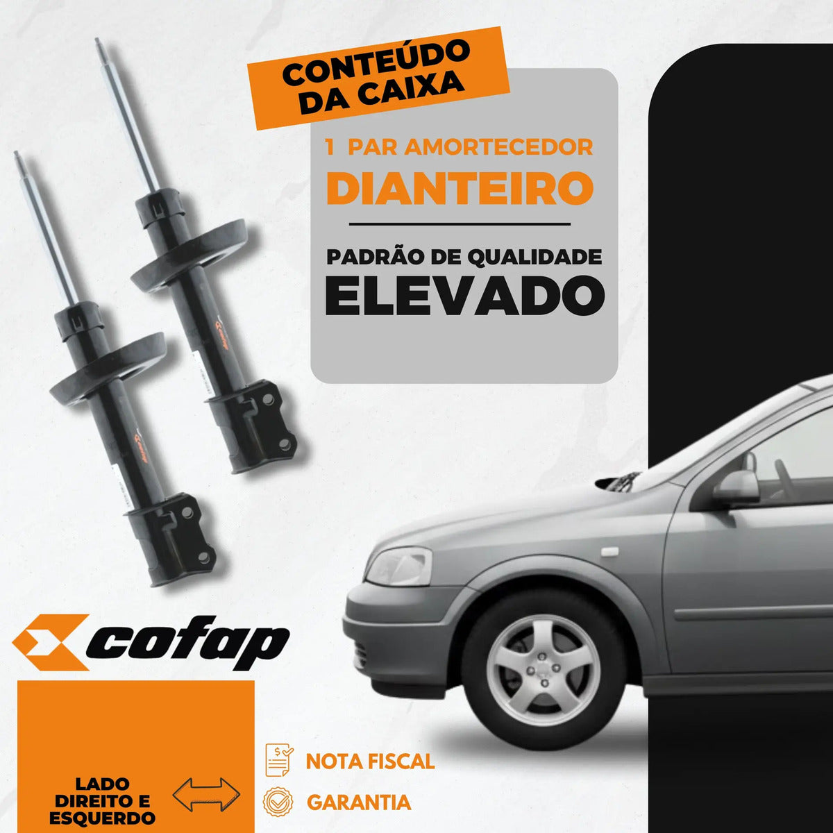 Par Amortecedor Dianteiro Astra 98 11 Cofap Gp32276 Gp32277