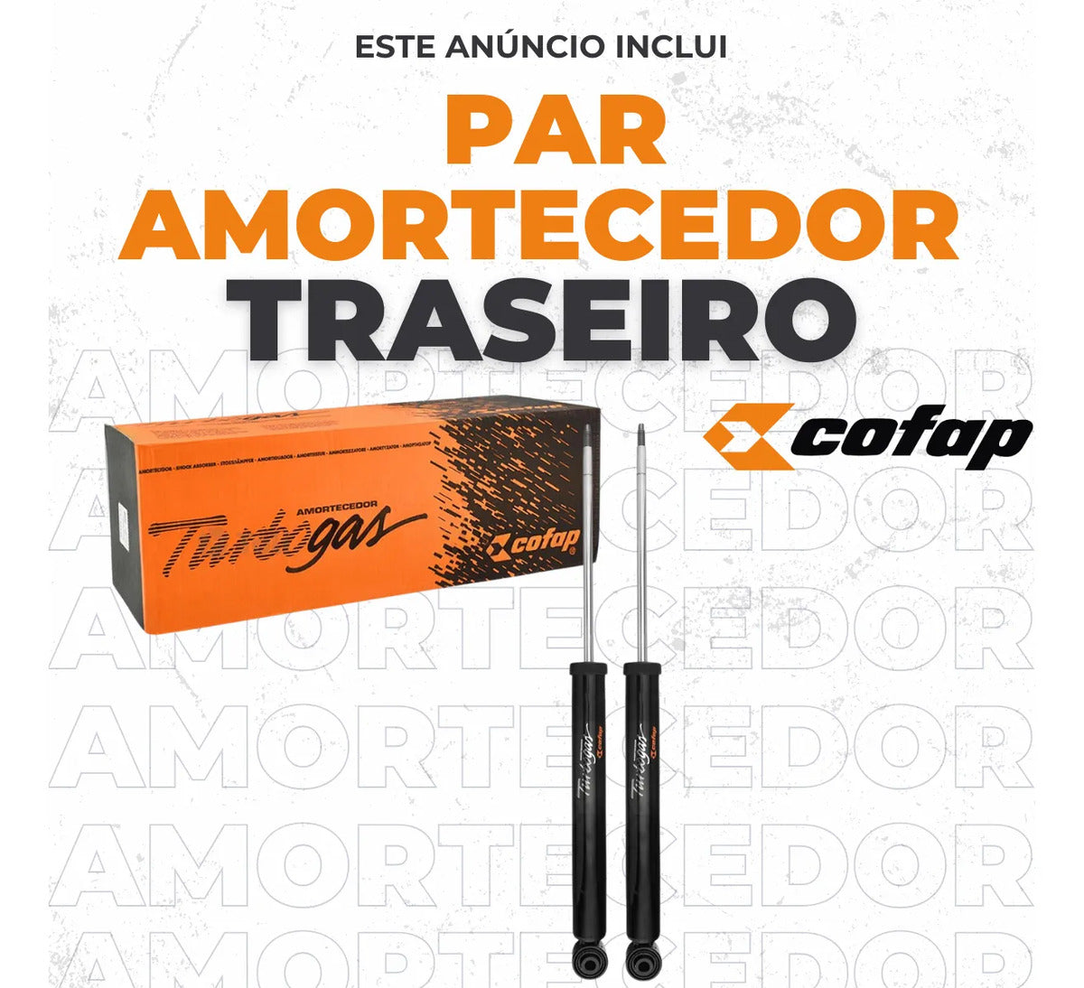 Par Amortecedor Traseiro Cofap Cruze 1.4 16v Turbo Sedan