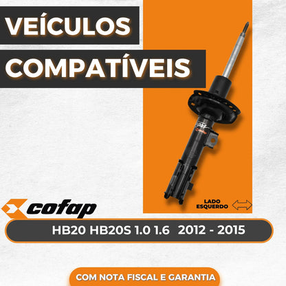 Amortecedor Dianteiro Esquerdo Hb20 2012-2015 Cofap Gp30535