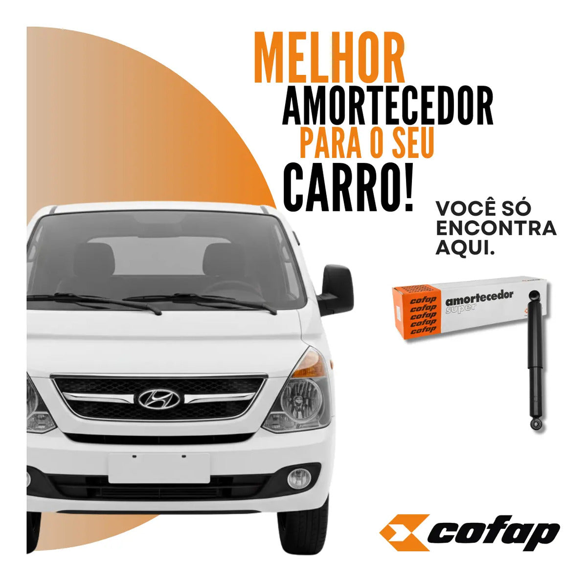 Amortecedor Dianteir Hr 2005 06 07 08 09 10 11 12 2013 Cofap