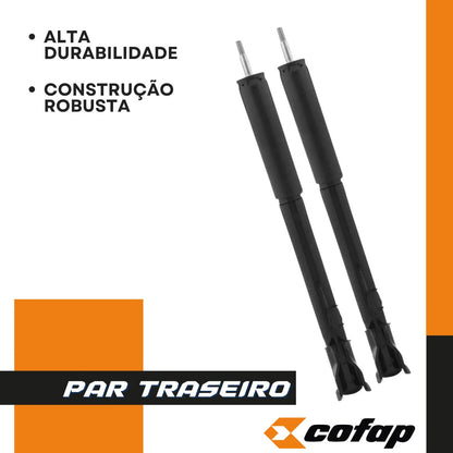 Par Amortecedor Traseiro  Uno Way 2008 A 2013 - Cofap