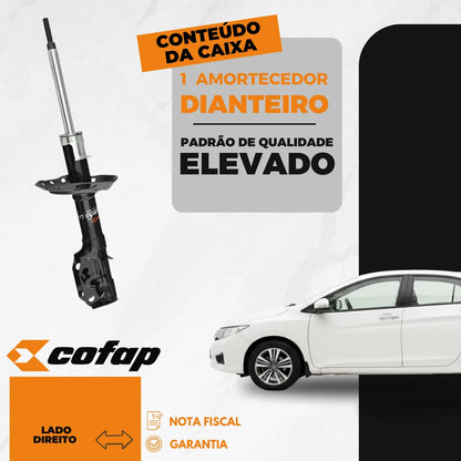 Amortecedor Dianteiro Direito City Fit 2014 A 2022 Cofap