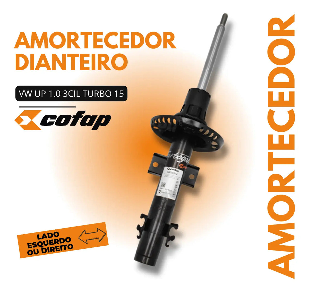 Amortecedor Dianteiro Cofap Vw Up 2014 2015 2016 2017