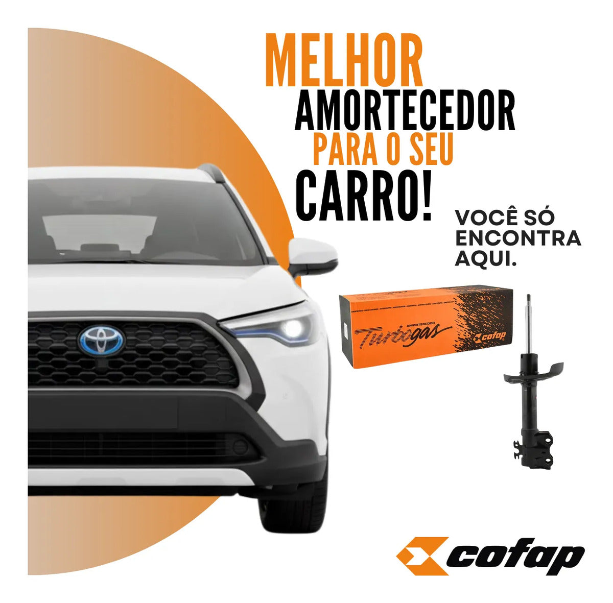 Amortecedor Dianteiro Direito Corolla Cross 2021/cofap