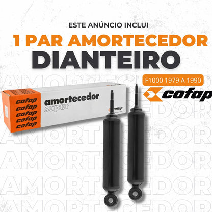 Par Amortecedor Dianteiro F1000 79 80 81 82 83 84 85 Cofap