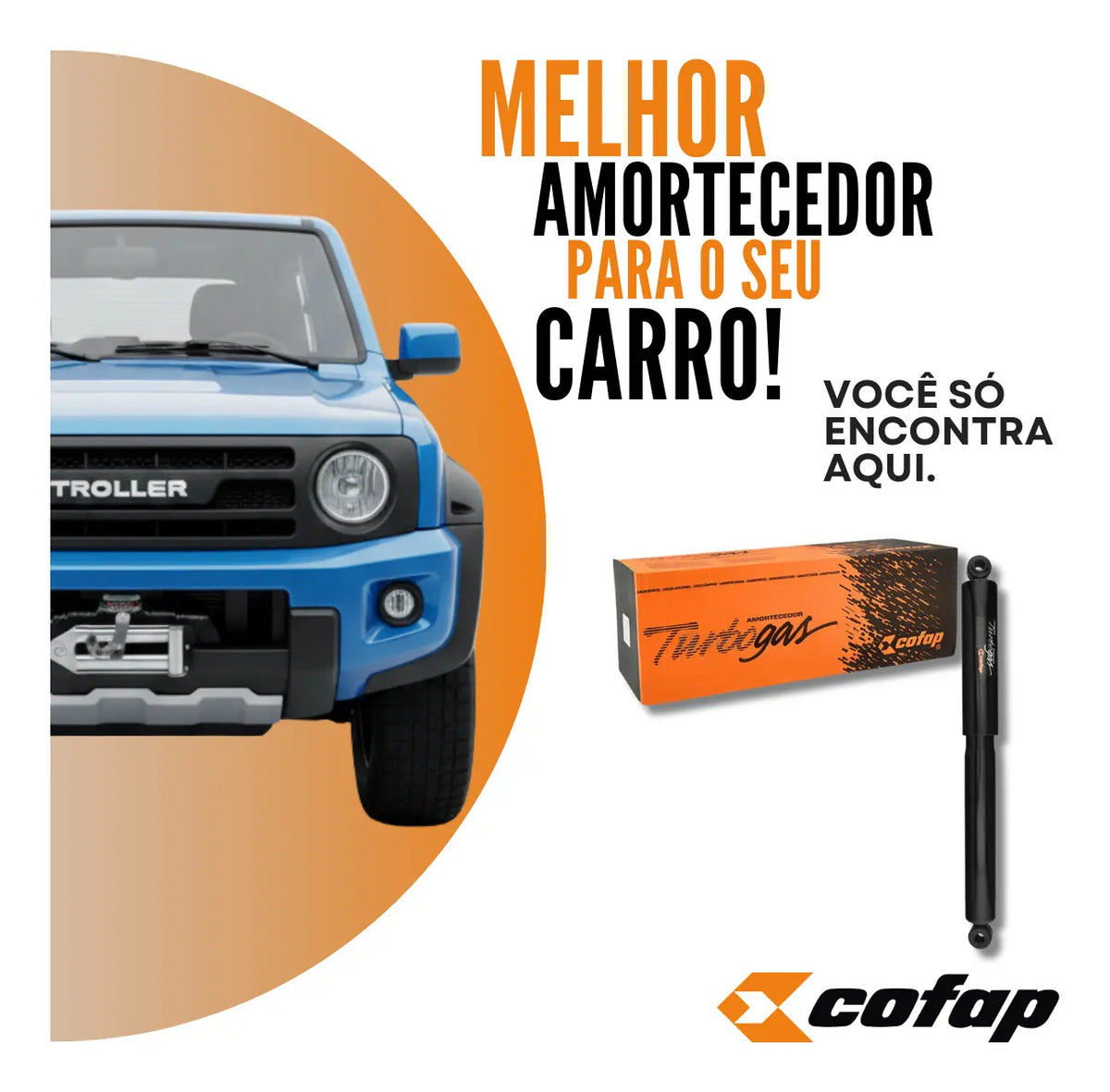 Amortecedor Traseiro Troller T4 3.2 20v 2016 2017 Cofap