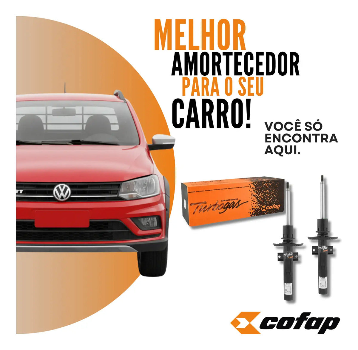 Par Amortecedor Dianteiro Saveiro Robust 2019 Cofap