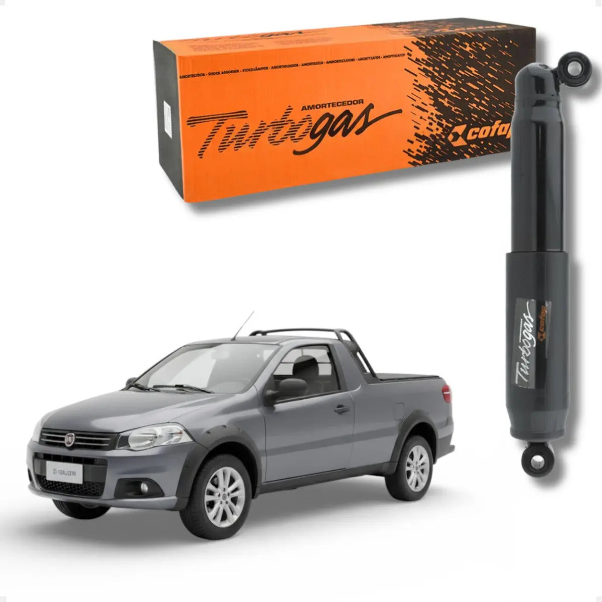 Amortecedor Traseiro Fiat Strada Gl12380  Original Cofap