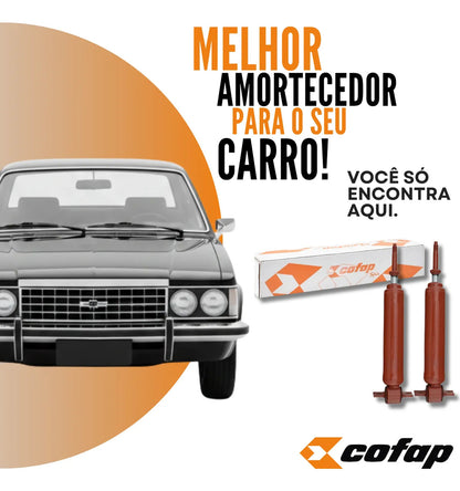 Par Amortecedor Dianteiro Caravan 1974 A 84 85 86 1987 Cofap