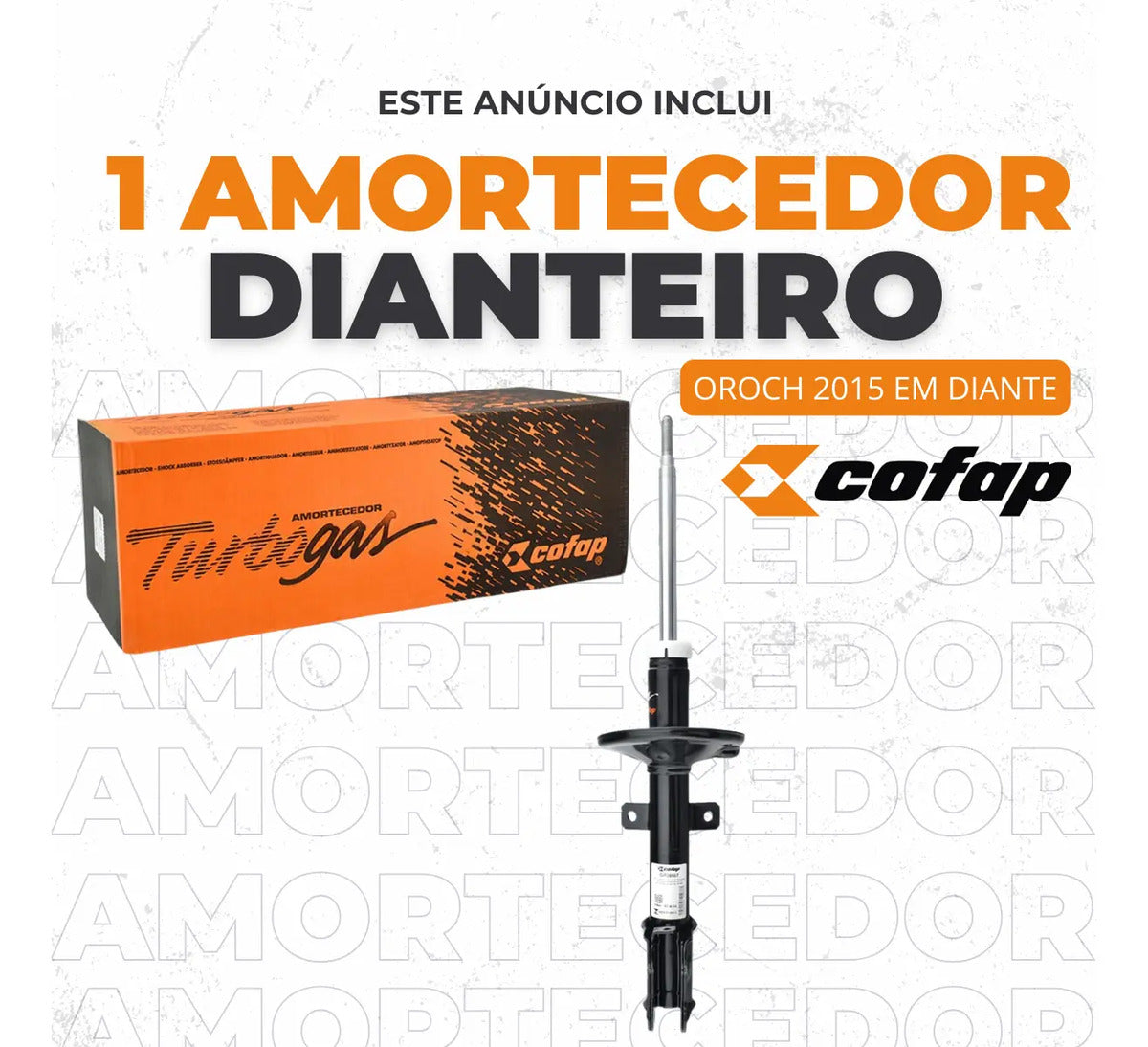 Amortecedor Dianteiro Oroch 2015/.. Cofap