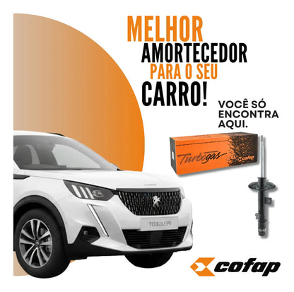 Amortecedor Turbogas Dt. Esquerdo Peugeot 2008 2003/.. Cofap