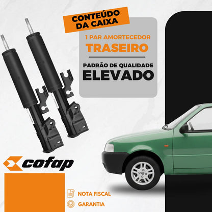 Par Amortecedor Traseiro Cofap Uno Mille Economy 1.0 2009...