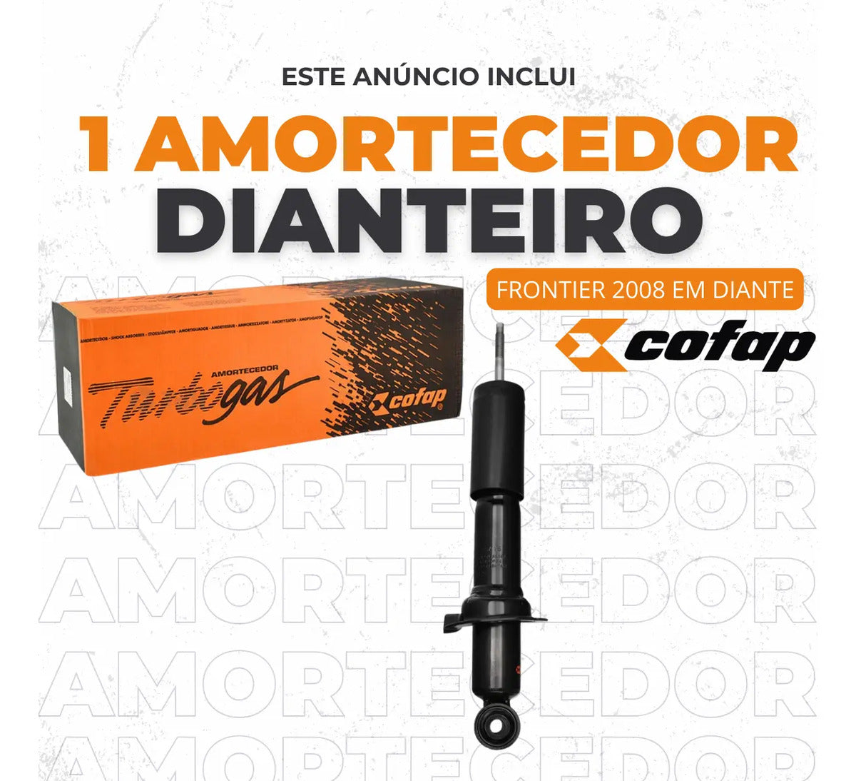 Amortecedor Dianteiro Frontier 2.3 2.5  Cofap Original