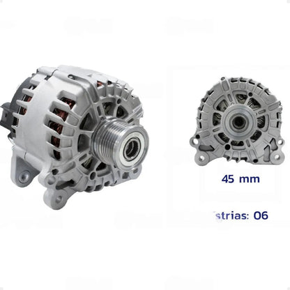 Alternador Amarok 2.0 Tdi Turbo Diesel 2010 12v 140a 6pk