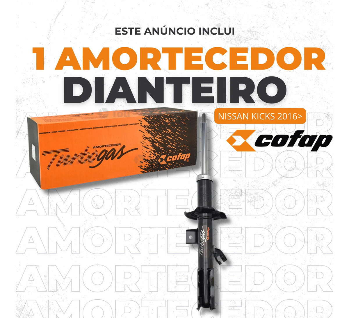Amortecedor Dianteiro Direito Kicks 2016 Cofap Gp30584