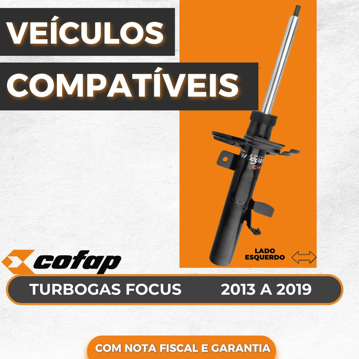 Amortecedor Dianteiro Esquerdo Focus 2013 A 2019 - Cofap