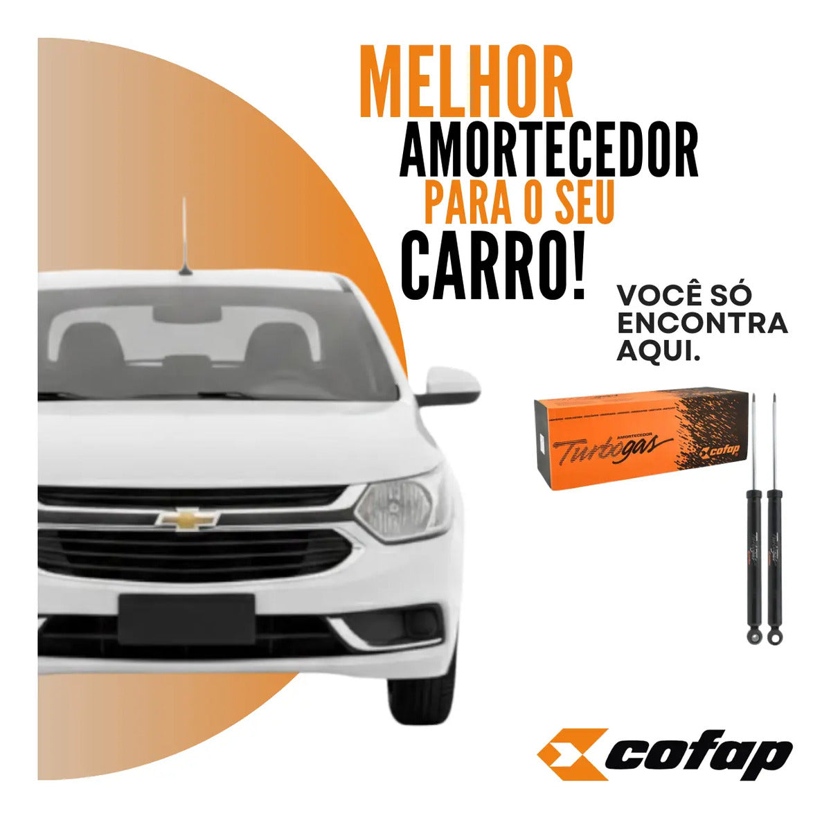 Par Amortecedores Traseiro Cobalt 2012 A 2021 Original Cofap