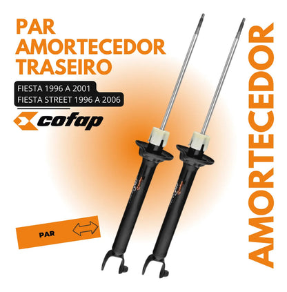 Par Amortecedor Traseiro Ford Fiesta 1996/2001 Cofap Gb47778