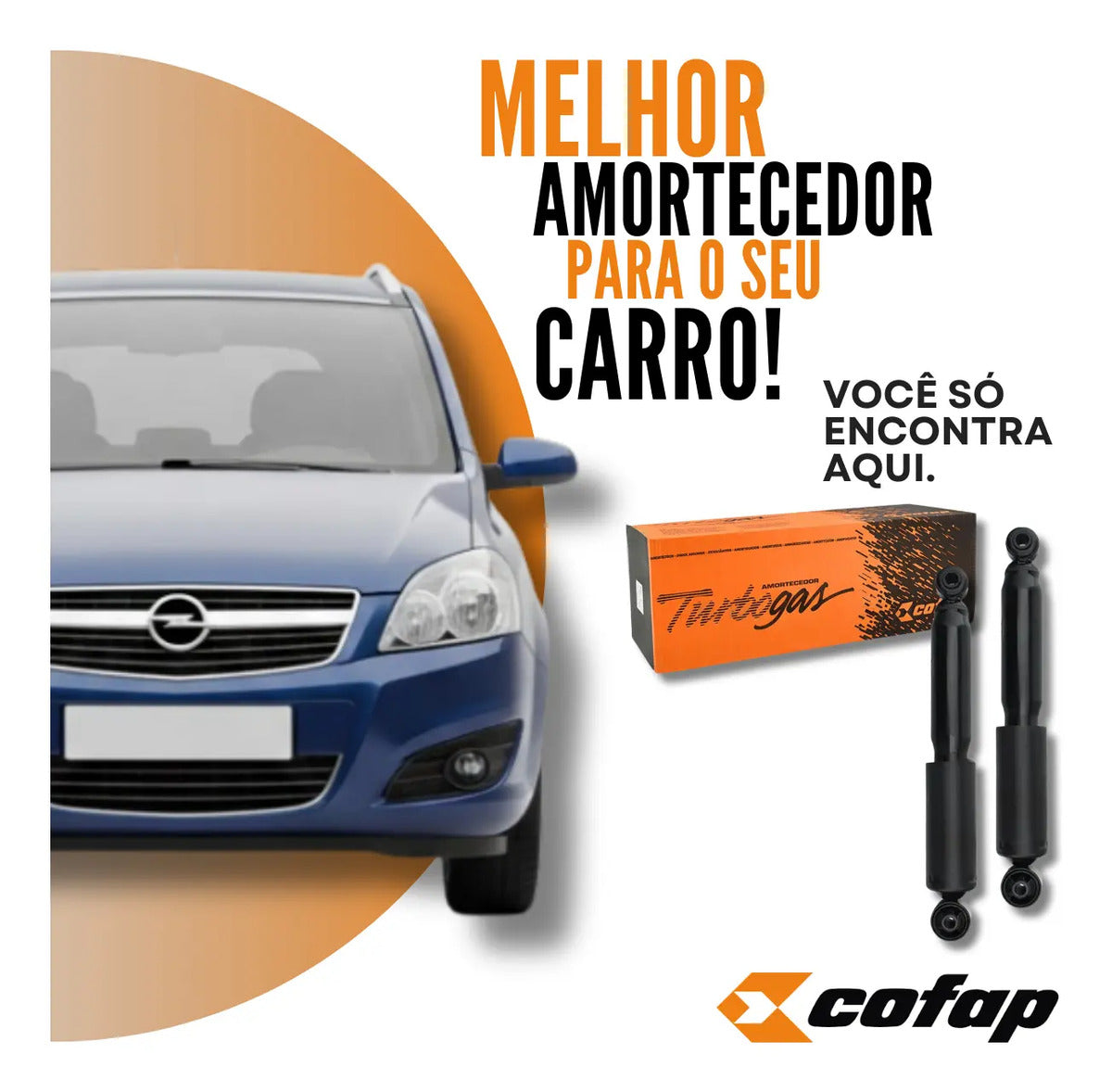 Par Mortecedor Traseiro Cofap Turbogas Gm Zafira 2.0 2009