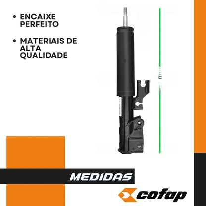 Par Amortecedor Traseiro Cofap Uno 89/13