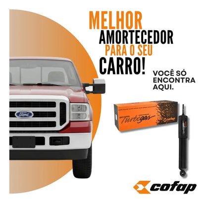 Amortecedor Dianteiro F250 1998 Ao 2006 Turbogaz Cofap