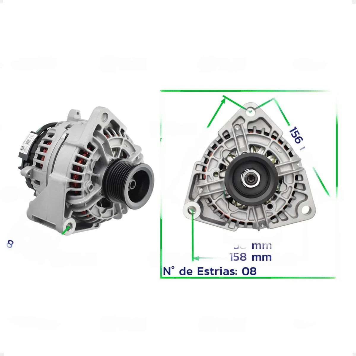 Alternador Vw Constellation Worker Eurocargo 24v 80a