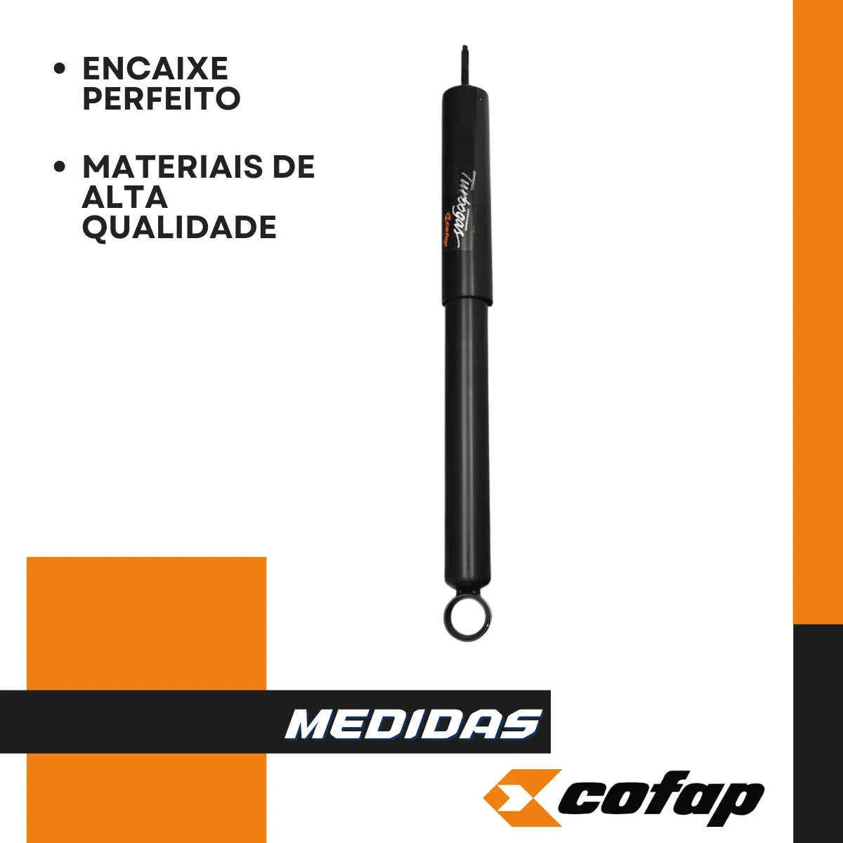 Par Amortecedor Traseiro Turbogás Cofap Hilux Sw4 2013 2014