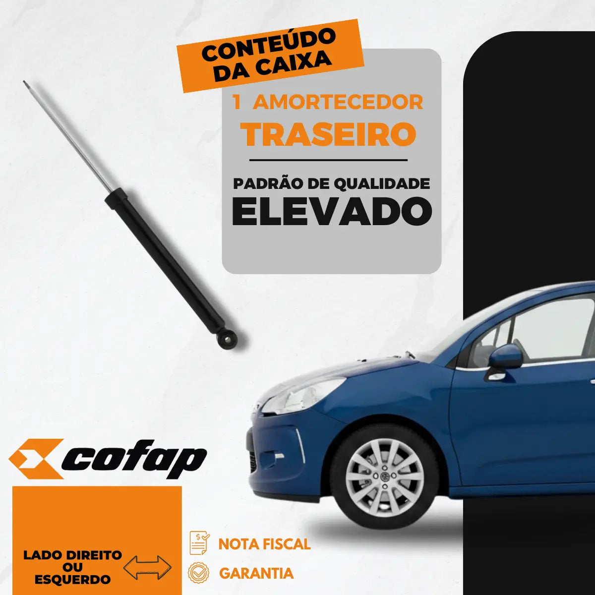 Amortecedor Traseiro Cofap Fiesta 2003 A 2004