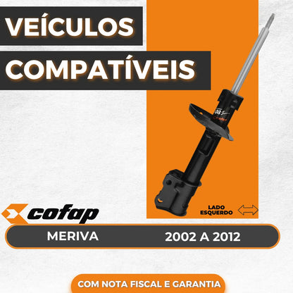 Amortecedor Diant Esq Chevrolet  Meriva 02/12 Gp30381 Cofap