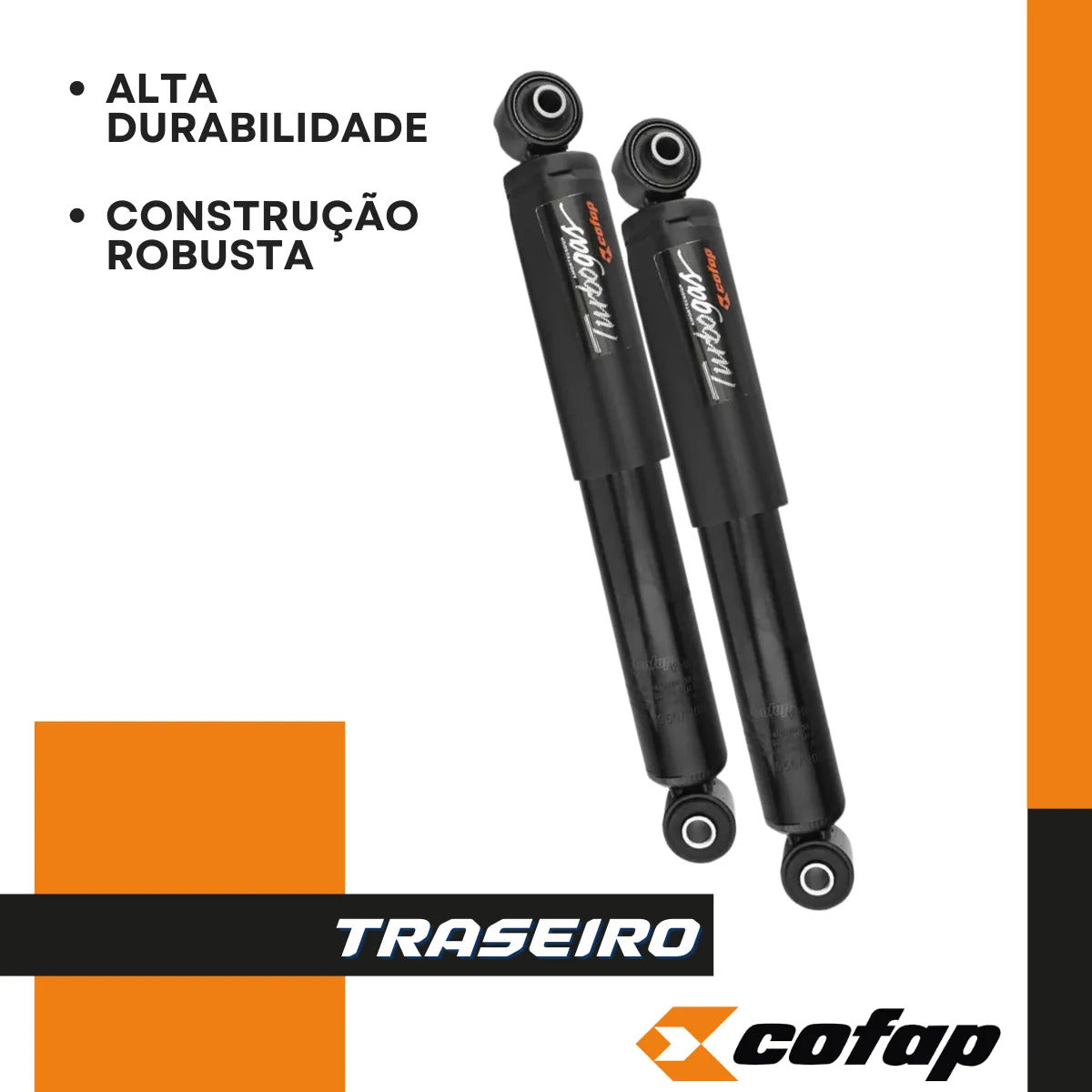 Par Amortecedor Traseiro Master 2.3 16v Original Cofap