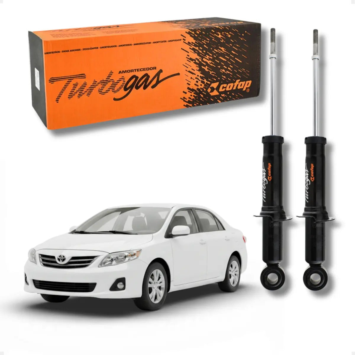 Par Amortecedor Traseiro Cofap Original Corolla 2011 2012