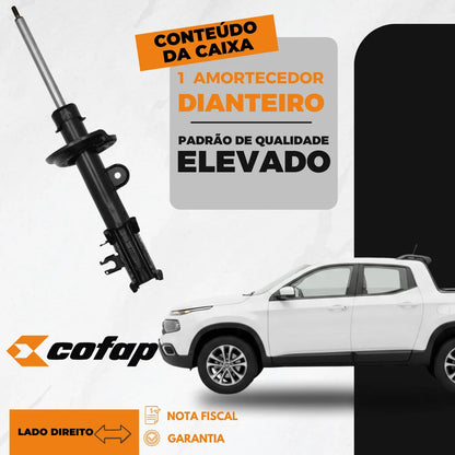 Amortecedor Dianteiro Direito Toro 1.8 4x2 Cofap Turbogas