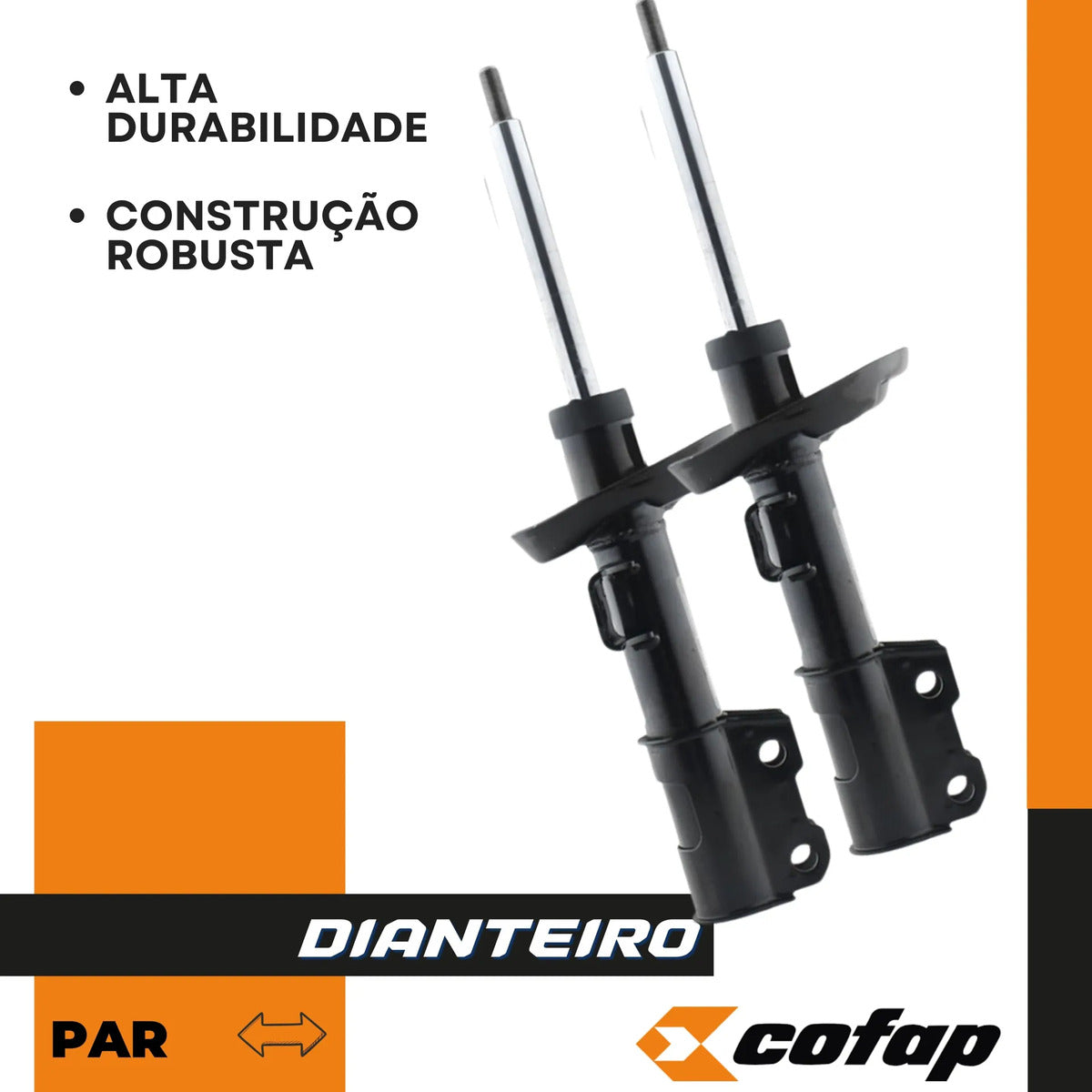 Par Amortecedor Dianteiro Cofap Montana Gp33532 - Gp33533
