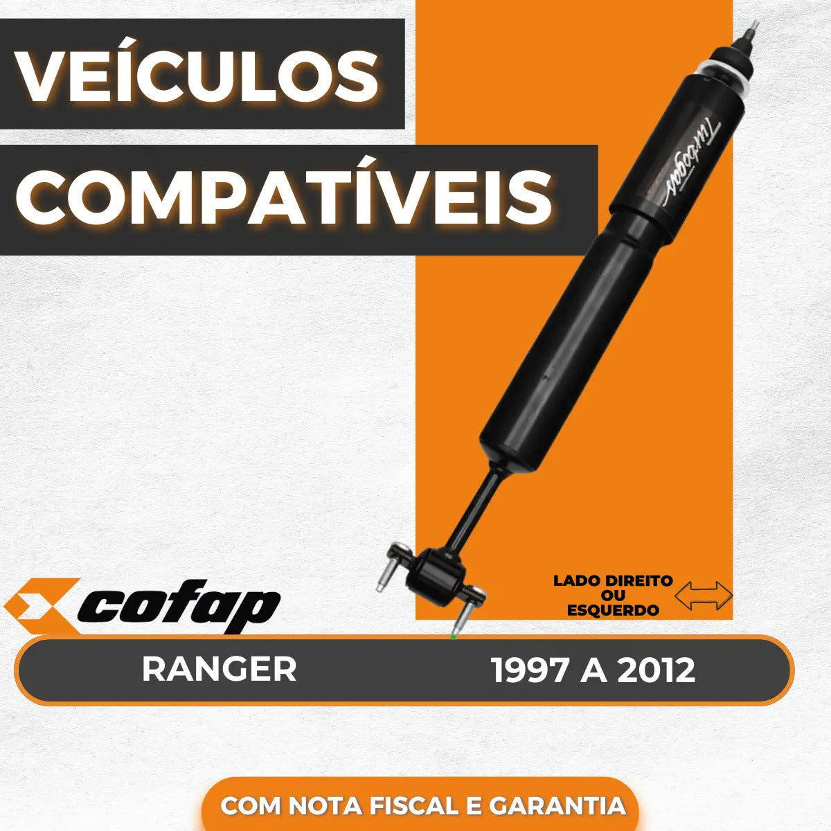 Amortecedore Dianteiro Ranger 2008/09/10/2011 Cofap
