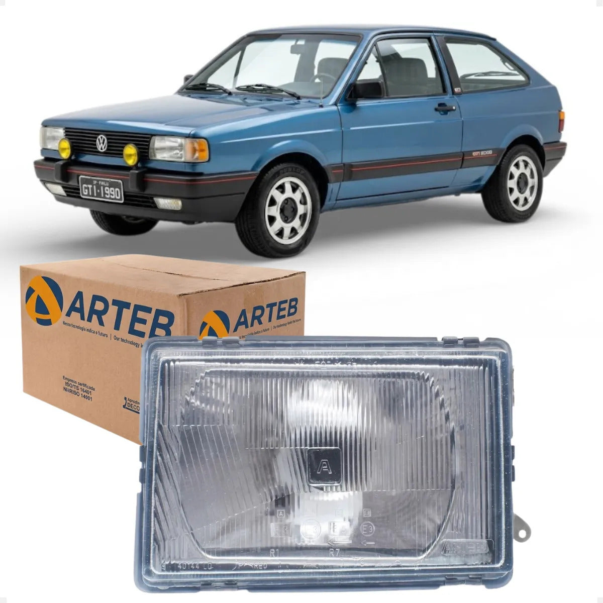 Farol Gol G1 Saveiro Parati Voyage 87 88 89 90 Curto Arteb