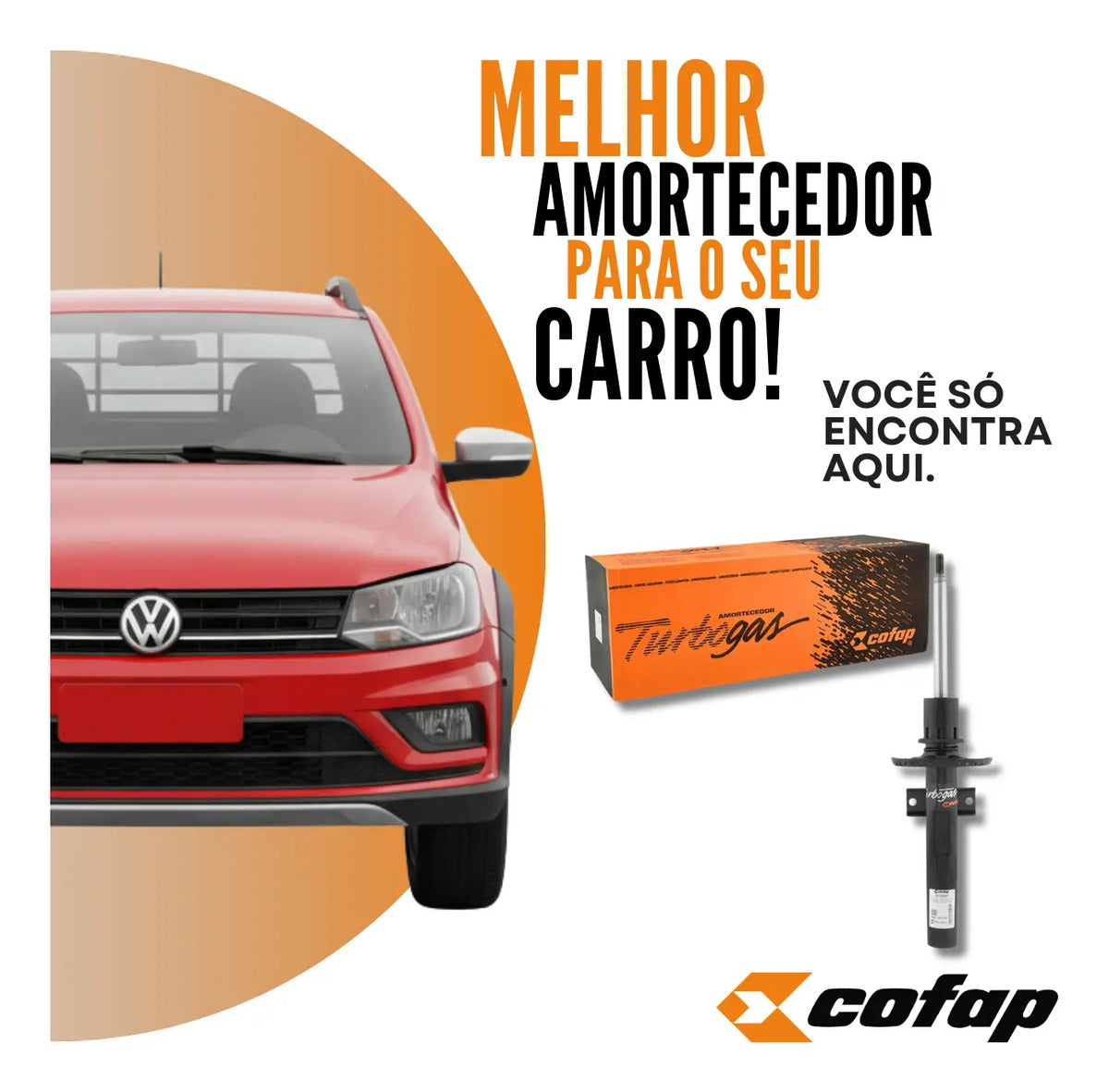 Amortecedor Dianteiro Saveiro Robust 2019 Cofap