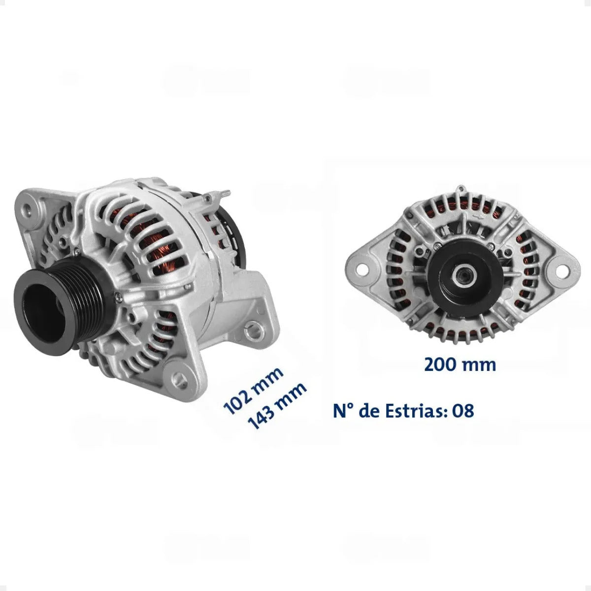 Alternador Valeo Volvo Fh New Dr30033vlp 24v 150a Completo