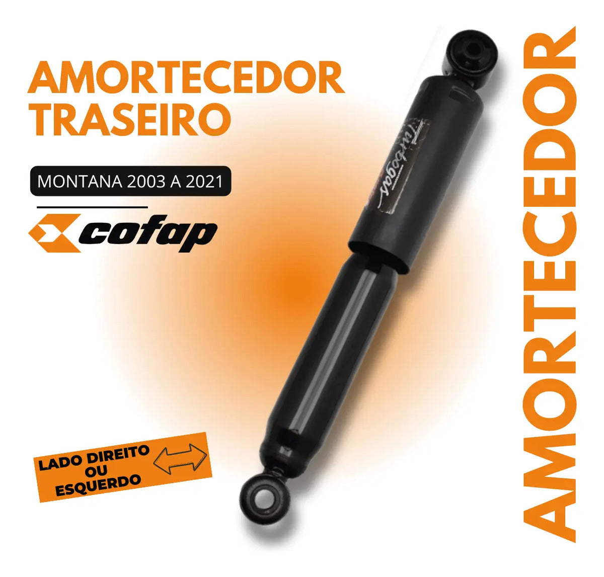 Amortecedor Traseiro Montana  2008 A 2019 Cofap