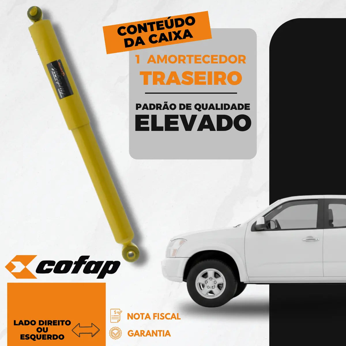 Amortecedor Traseiro Cofap Gm S10 2.8 12v 2010