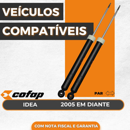 Par Amortecedor Original Cofap Idea 2005 A 2016 Exceto Adv