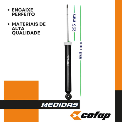 Par Amortecedor Traseiro Mobi 1.0 Flex Original Cofap